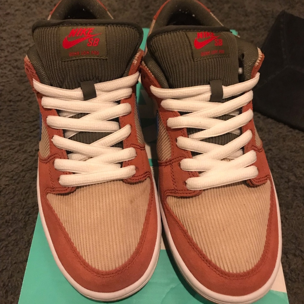 Nike SB dunk Dusty Peach/Corduroy size 7.5